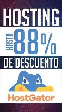 🔥¡Hosting 88% Descuento! 🚀 El mejor descuento del año por pocos dias🐊 #shorts