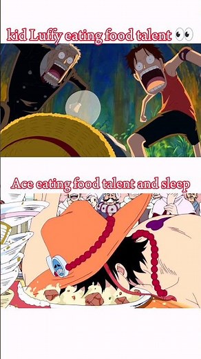 Luffy and ace childhood funny moments #onepiece #luffy #ace #garp