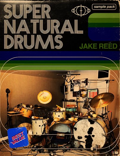 SUPER NATURAL DRUMS SAMPLE PACK — Jake Reed