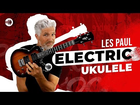 AMAZING Electric Ukuleles 🔥! Risa Tenor Les Paul LP-Style Electric #Ukulele | Ukulele Review