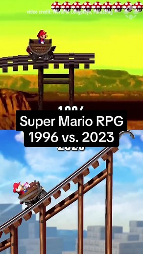 Super Mario RPG is getting a REMAKE! 1996 vs. 2023 #supermariorpg #rpg #nintendo #supermario #supermariobros #switch #nintendoswitch #1996 #2023 #mario #bowser #gameplay #snes #gaming #summerofgaming #ignsummerofgaming #remake #gamingontiktok