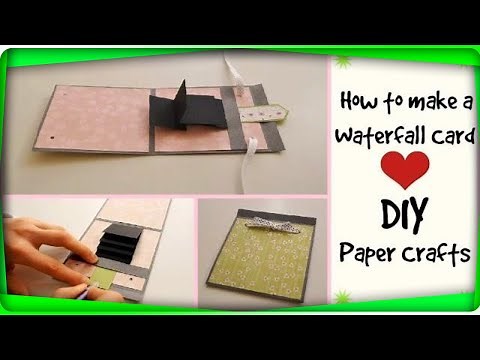 How to make a Waterfall Card | Scrapbooking Tutorial | DIY Paper crafts