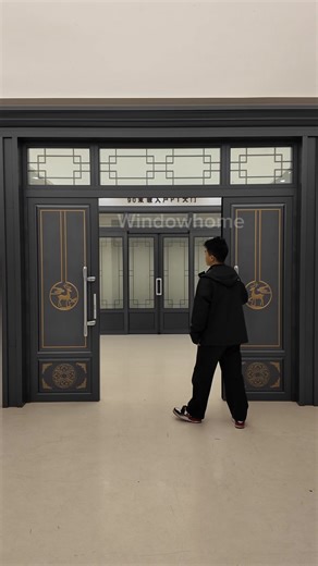 355K views · 2.9K reactions | The PD door combines sliding and swing-opening functions, opening the entire doorway effortlessly. Ideal for interior partitions and small spaces. | Window Home | Facebook