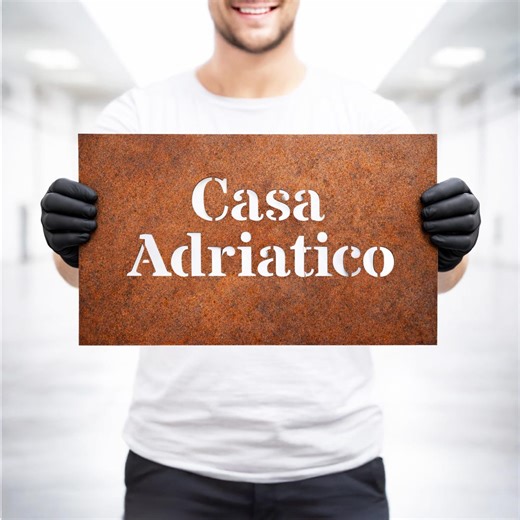 Rusted Corten Steel Signboard - House Address Number - Custom Text Rusted Signs - Outdoor Rusted Logo Signs - Personalized - Etsy Canada