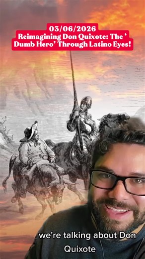 Reimagining Don Quixote: The ‘Dumb Hero’ Through Latino Eyes! 😂✨ #LatinoPerspective #DonQuixote #Comedy #FYP #CulturalCommentary #Spain #fouyou #news #usa #story #Knights #Latino #book #latina