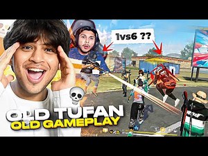 Old Tufan Is Back ? 😱 Playing 1 Vs 6 After a Long Time 🥵 -Free Fire