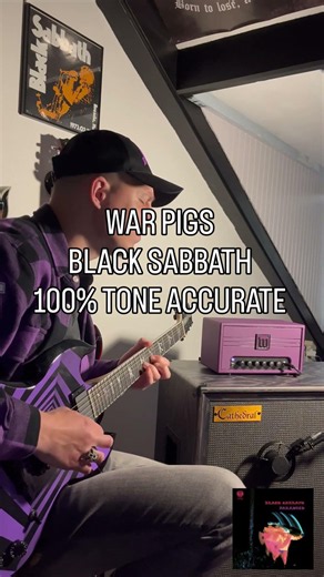 WAR PIGS Guitar Solo | 100% Sabbath Tone #guitar #sabbath #tonyiommi #guitarcover #metal #warpigs