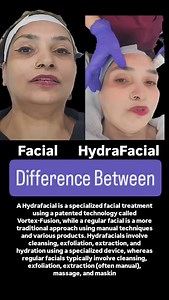 99 shares | Diffence between #regularfacial and #hydrafacial Something exciting coming up A promotion podcast with @transformskinhairclinic Really very excited | Hemalsfit | Facebook