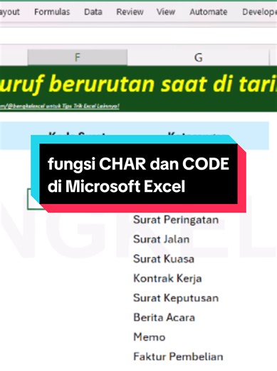 BENGKEL EXCEL on TikTok