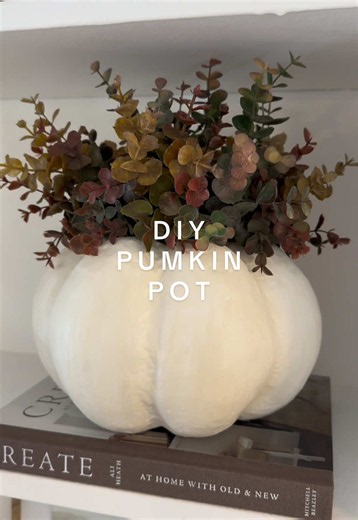 DIY Pumpkin Pot: Hobby Lobby Fall Decor Hack