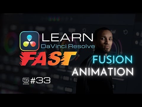 DaVinci Resolve Fusion Keyframes, Splines & Animation Basics | Davinci Resolve Course For Beginners