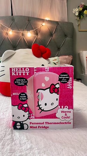 Hello Kitty Mini Fridge for Skincare Enthusiasts