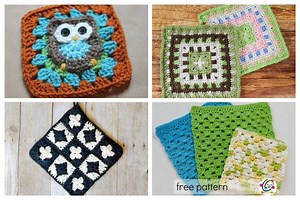 Granny Squares (18 Easy Beginner Crochet Patterns) - FiberArtsy.com