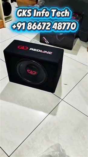 DD Audio REDLINE Series 12 Inch 600 Watt Loaded Subwoofer Enclosure