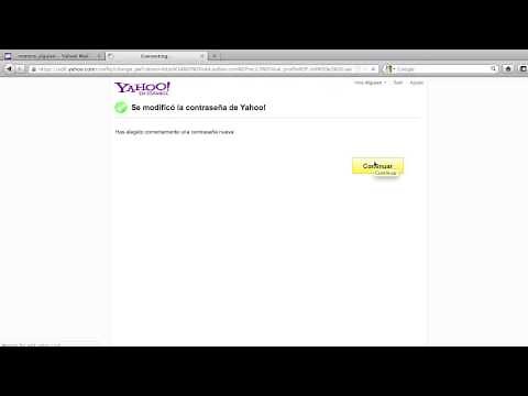 Cómo cambiar la contraseña de su cuenta de Yahoo