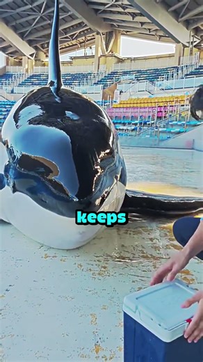 The whale refused to eat.