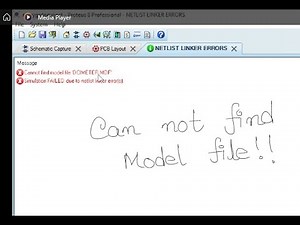 Can not find model file problem in proteus 8