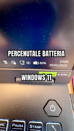 WINDOWS 11 BATTERY PERCENTAGE #windows #pc