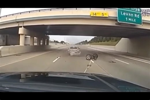 Michigan State Police shared this video of their use of the grappler. It is a device that wraps a net around a tire with a tether rope attached to the trooper's car. They used this to stop a suspected stolen vehicle during a chase on I-96 recently. The suspect was still trying to get away and in the process, ripped the rear axle right off the frame. | Jayson Luber Traffic Guy