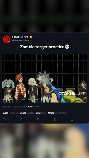 Zombie target practice 💀 #anime #animeshorts #animememes #animeedits #shorts