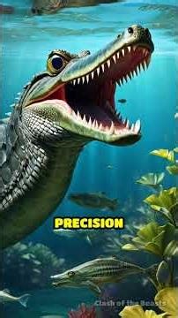 Saltwater Croc vs. Gharial: River Giants Clash