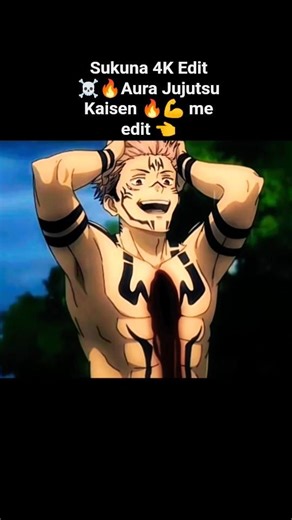 Sukuna 4K Edit ☠️🔥 | King of Curses Aura | Jujutsu Kaisen CapCut Anime Edit Tutorial #Shorts #anime