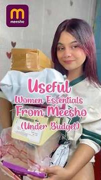 Useful Women Essentials From Meesho Under Budget! #meeshofinds #meesho #women #essentials #fyp