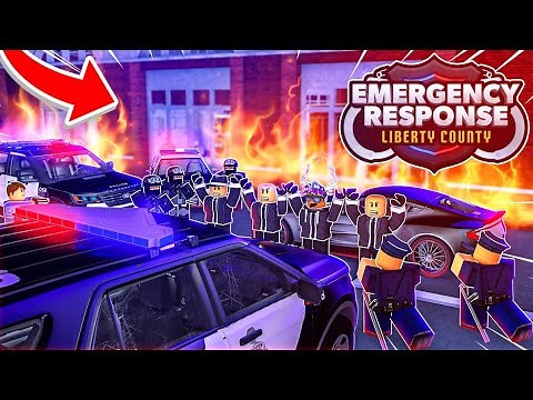 RIVER CITY MAFIA TAKES OVER FIRE DEPARTMENT! - ERLC Roblox Liberty County
