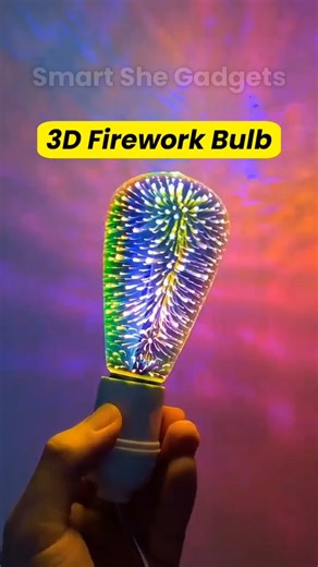 3D Firework Bulb ✨ Diwali & Party Special