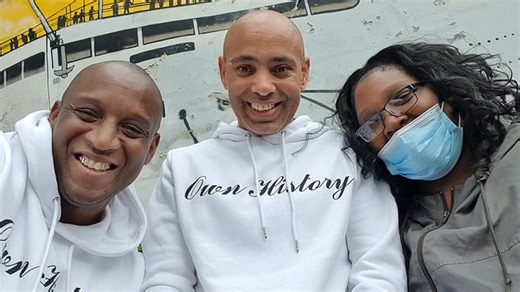 'Ancestor hunter' Adrian Stone meets his long lost brother Jon for the first time