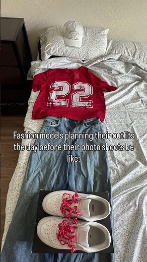 Fashion models planning their outfits the day before their photo shoots be like: