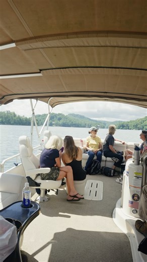 Set Sail to Explore! 🌊🛥️ Climb aboard to join Captain Mark Wise on a cruise like no other, where you will discover hidden cascades only accessible by boat! This is your chance to see nature's masterpieces up close, book your pontoon trip today. 🌴 Lake Glenville Scenic Waterfall Cruises | North Carolina Mountain Towns of Cashiers, Cherokee, Dillsboro, and Sylva