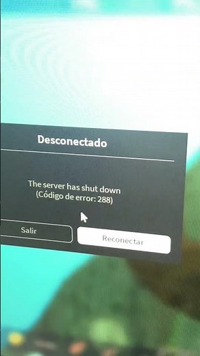 The Server has shut down code error 288 #99nightintheforest #roblox #yosoydelos7mil