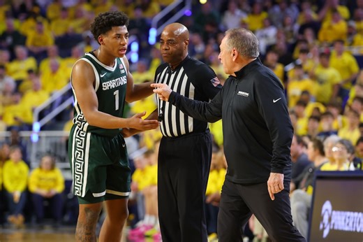 Michigan State's Tom Izzo addresses Jeremy Fears' kick on Michigan player