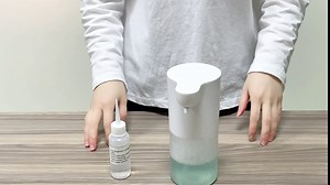 Automatic Soap Dispenser, 11.8oz. Touchless Foaming Soap Dispenser, 4-Level Adjustable Foam Volume, Rechargeable Hand Free Soap Pump with Sensor, Dish Soap Dispenser for Kitchen, Bathroom