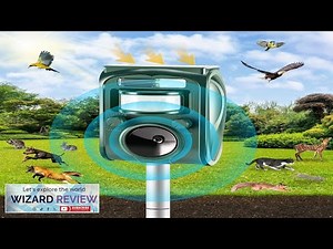 Ultrasonic Animal Repellent Outdoor Solar Powered Squirrels Deterrent with Motion Review