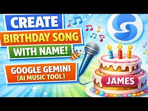 How to Create Birthday Song With Name Using Google Gemini (AI Music Tool)