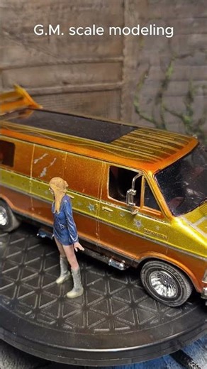 1970-80 style. Dodge Van.1/25 Scale Model Kit