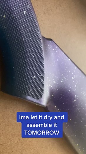 Giving my M15 Airsoft Gun a “cosmic” paint job #AirsoftGun #Airsoftguns #Paintjob #Custompaint #SprayPaint #ToyGun #Custom #outerspace #stars