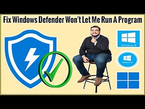 Fix Windows Defender Won't Let Me Run A Program How To Add Exclusions To Windows Security Windows 11