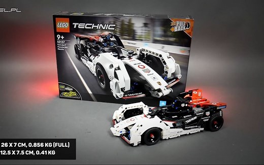 新品测评！有点帅！保时捷99X 乐高42137 Formula E Porsche 99X Electric 乐高科技系列
