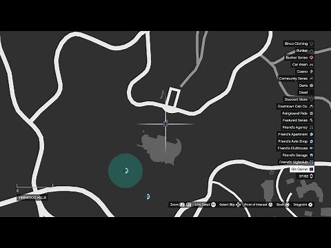 G’s Cache | Vinewood Hills Location | GTA 5 Online | How To Find