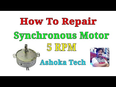 WORKING OF AND REPAIRING SYNCHRONOUS MOTOR