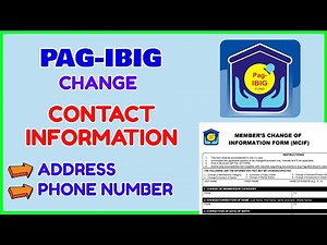 Pag IBIG Update MCIF Contact Information: How to Change Record in PagIBIG