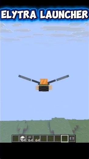 Elytra Launcher ✈️| #minecraft #gaming #gameplay #fun #minecraftbuilding