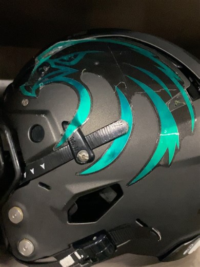 Northeastern State Football on Instagram: "This weekend, we honor something bigger than football🔥🦅 In the first-ever First Americans Bowl, our helmets and jerseys will display symbols of Cherokee Nation culture, including “Hawk” written in the Cherokee language and the Cherokee Nation flag. Each player will also wear a special 2025 bowl patch, celebrating their hard work and the meaning behind this historic game #HawksRise | #Come2TheQuah | #GRIT"