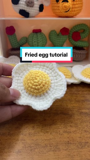 Crochet Fried Egg Tutorial | Easy Step-by-Step Guide