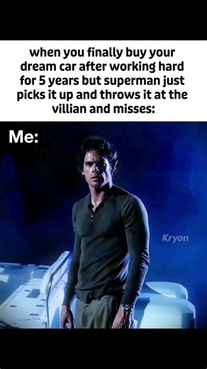 when superman throws your car meme #memes #shorts