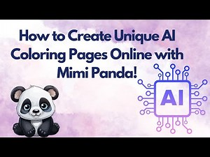 How to Create Unique AI Coloring Pages Online with Mimi Panda!