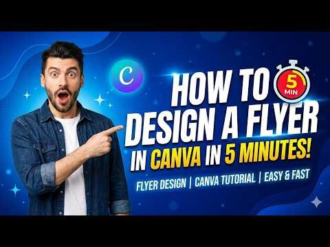 How to Design a Flyer in Canva in 5 Minutes!